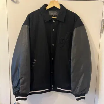 AIVER 바시티 자켓 M 사이즈 블랙 신바시티 자켓