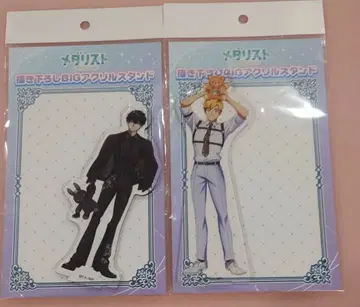 메달리스트 흑백 코디 신작 BIG 아크릴 스탠드 아키우라 로지 요타카 준