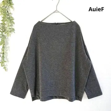 아위이에프 보트넥 팔부 소매 상의 풀오버 오피스 캐주얼