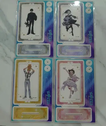 메달리스트 흑백 코디 회전 아크릴 스탠드 전 4종 세트