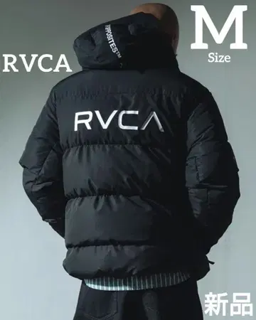 RVCA 남성용 다운 자켓 M 사이즈 퍼퍼 자켓 충전솜