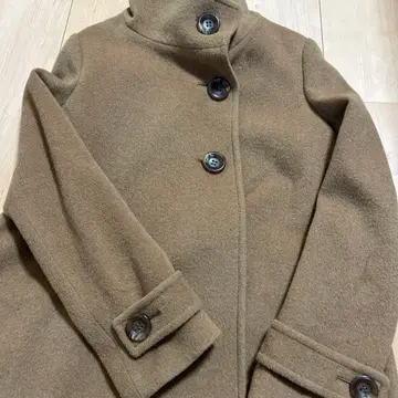 BLACK by moussy 브라운 울 코트 사이즈 2