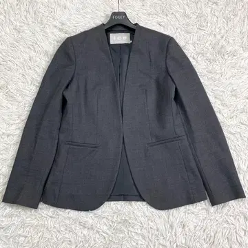 컨디션 최상 현행 2024 iCB 노카라 울 스트레치 자켓 XL