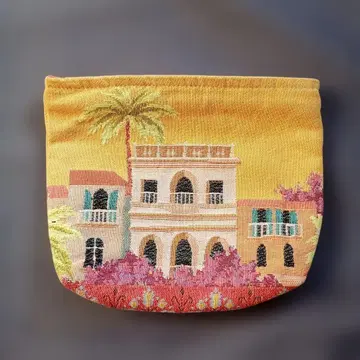 이브 드롬 IOSIS PARIS 파우치 고블랑 직조 프랑스제