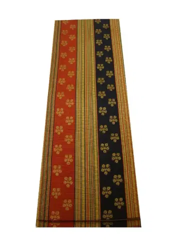 본고장 치쿠젠 하카타 오비 소포장 사촌 오비 순수 실크 Ws589