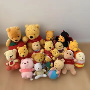 곰돌이 푸 봉제 인형 세트 18개 세트