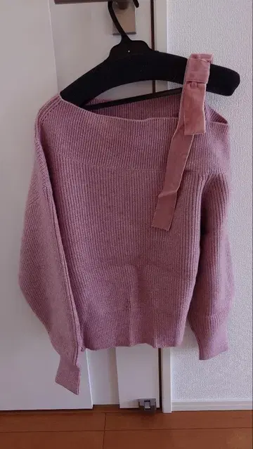 마이 스트라다 어깨 리본 니트