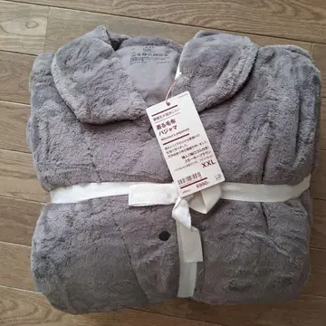 MUJI 착용 담요 파자마 XXL 스모키 브라운 (여성)