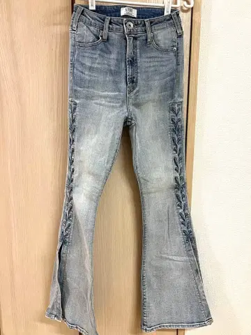 gyda 플레어 팬츠 데님