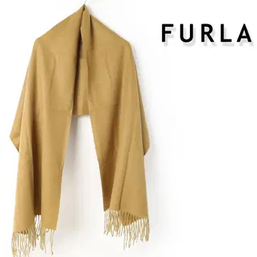 610b 새상품 FURLA 훌라 세탁 가능한 캐시미어 머플러 대형 스톨