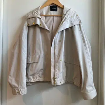 ROSSO 마운틴 후드티 베이지