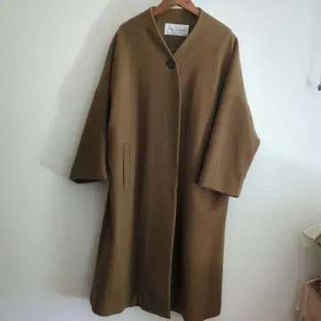 bulle de savon 브라운 롱 코트