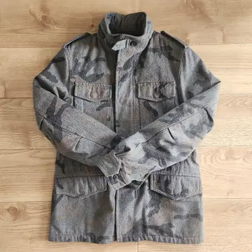 카모 패턴 밀리터리 자켓 코튼 혼방