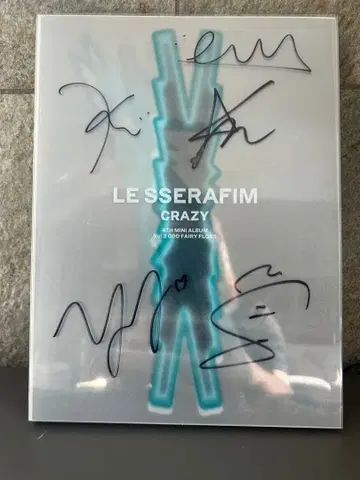 사인 포함 Le sserafim crazy 앨범 vol.3