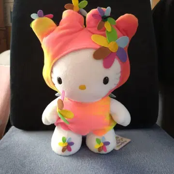 [ 레어 미사용품 ] 헬로키티 아와지 한정 산리오 꽃박람회 봉제 인형