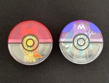 포켓몬 몬스터볼 배지 지우의 요가랑 이로치와 스이쿤 2개 세트