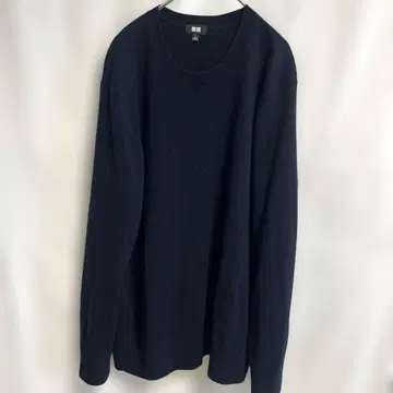 유니클로 캐시미어 크루넥 스웨터 네이비 남성용 L