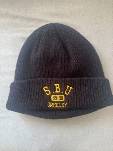 블랙 니트 모자 S.B.U GREELEY