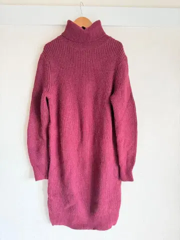 MICHAEL KORS 버건디 니트 원피스 S