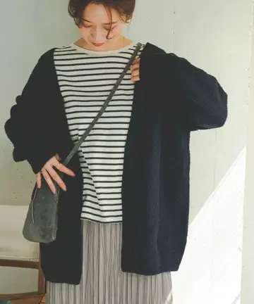 URBAN RESEARCH DOORS 가디건 네이비