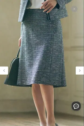 [ 미사용 새상품 ] 23구 셋업 가능 트위드 스커트