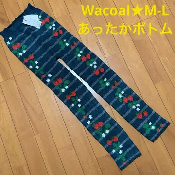 Wacoal 모 팬츠 M-L 레깅스/따뜻한 하의 발목 길이 새상품