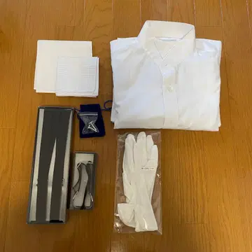 신랑 남성용 턱시도 셔츠 잡화 세트