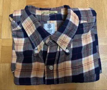 GAMBERT CUSTOM SHIRT 미국제 플란넬 얇은 소재 버튼 다운
