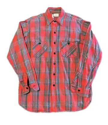 60s SEARS heavy flannel shirt