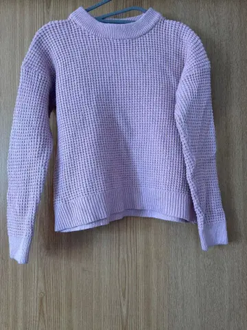 TIME AND TRU 옅은 핑크색 긴팔 스웨터 L 사이즈