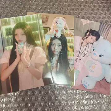 ILLIT 케어베어 weverse 혜택 엽서 3장 세트