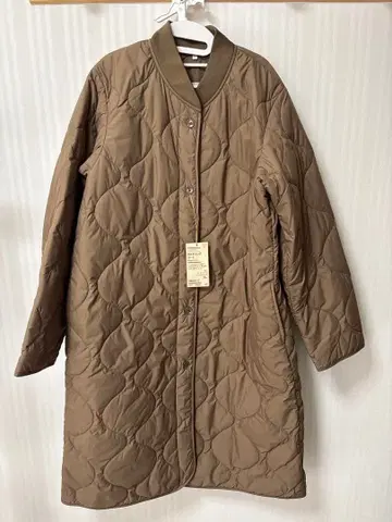 무인양품 충전솜 퀼팅 코트