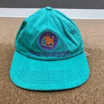 90s 구제 의류 캡 로고 자수