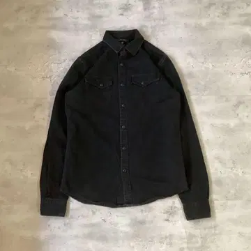 ZARA MAN 자라멘 데님 셔츠 긴팔 셔츠 블랙