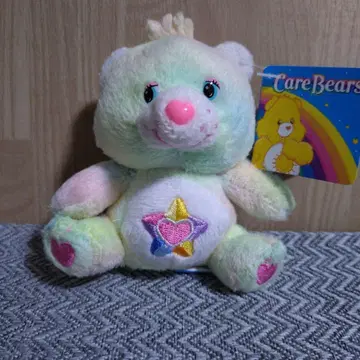 레어 Care Bears 키링 봉제 인형 파스텔 컬러