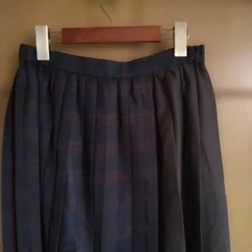 아메리칸 홀릭 택 포함 모듬 체크 플리츠 스커트 사이즈 L