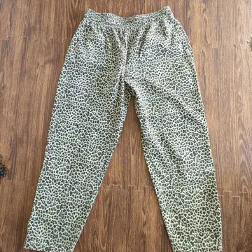 저널 스탠다드 리룸 레오파드 무늬 와이드 테이퍼드 팬츠