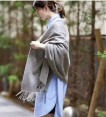 거의 새상품! 캐시미어 대형 스톨 JOURNAL STANDARD