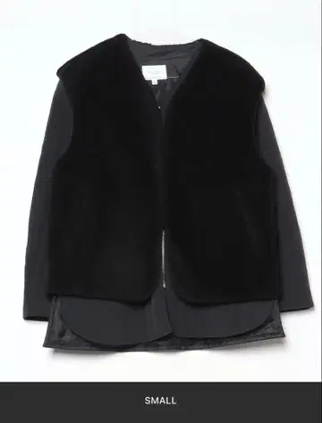 BEAUTY & YOUTH 블랙 노카라 자켓 S