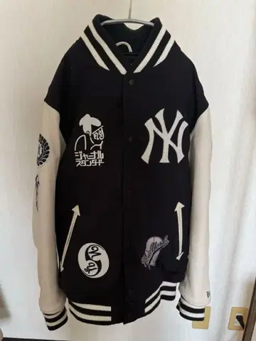 JOURNAL STANDARD x NEW ERA 바시티 자켓 별주