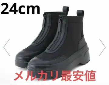 헌터 익스플로러 앵클 지퍼 플랫폼 부츠 24cm