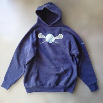 유즈드 라크로스 후드 맨투맨 후디 미국제 L