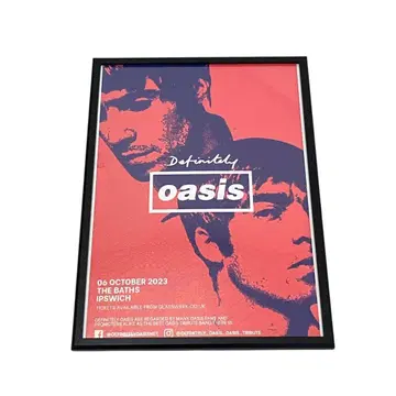 [액자 포함] A2 포스터 Definitely Oasis 오아시스