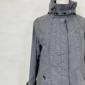 Chrismontez 체크 무늬 모즈 코트 사이즈 1