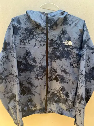 THE NORTH FACE 마운틴 후드티 블루 얇은 소재