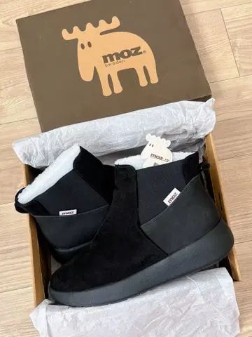 [ 새상품 ] moz 모즈 사이드 고어 부츠 블랙