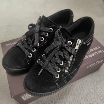 LEGERO 블랙 스웨이드 스니커즈 5.5