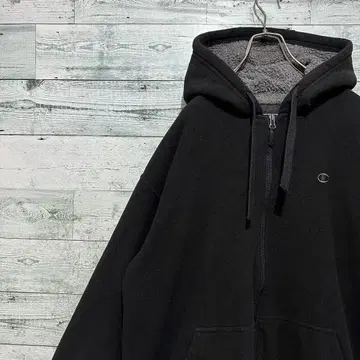 [ 챔피온 ] 자수 원포인트 로고 레트로 빅 루즈 인기 플리스 후드티