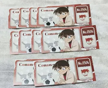 명탐정 코난 티켓풍 카드