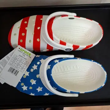 CROCS 클래식 아메리칸 플래그 클로그 M6/W8